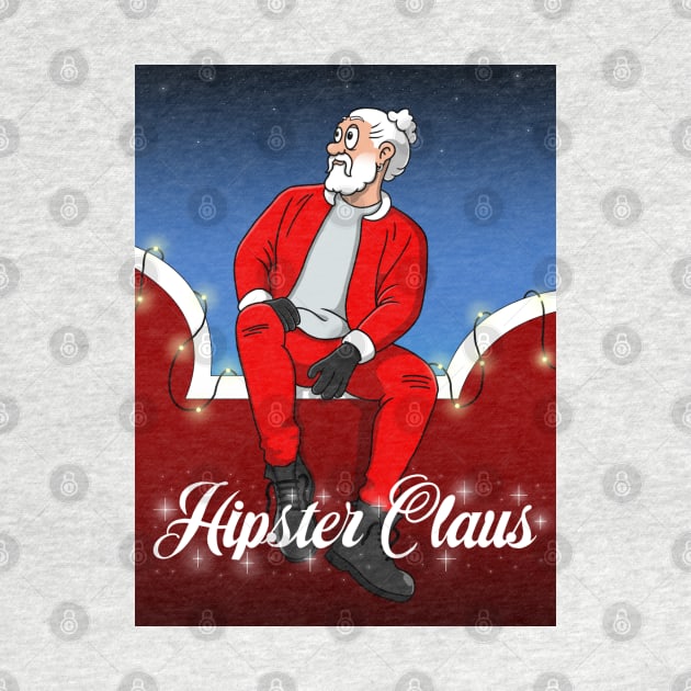 Hipster Claus by GarryDeanArt